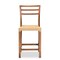 Baxton Studio Arthur MidCentury Modern Walnut Brown Mahogany Wood and Natural Rattan Counter Stool 212-12811-ZORO - alternate 10